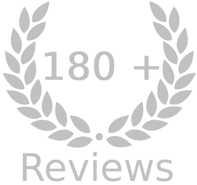 180+ Five-Star Reviews
